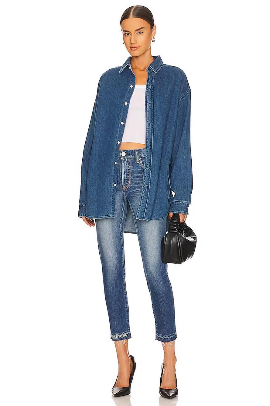 Moussy Clarence Skinny Jean Light Blue 26 NWT Minimalist Everyday Capsule